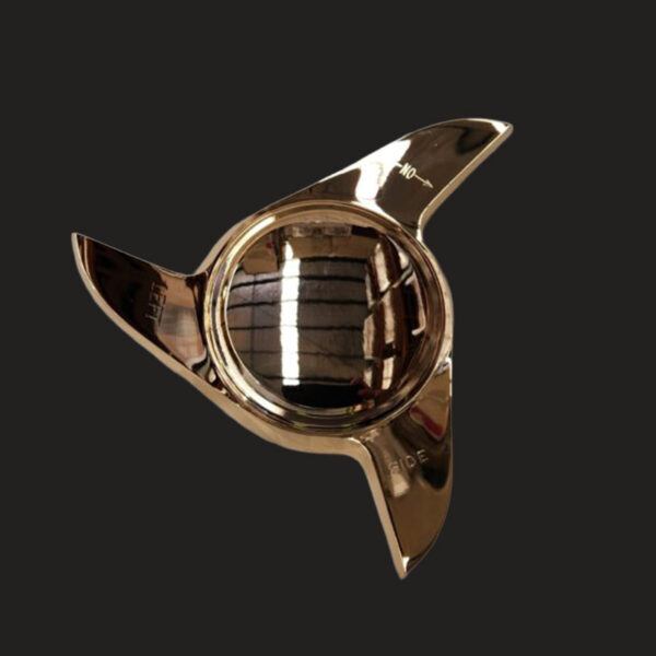 3BS-216G Spinner Gold - 3-Eared Smooth Set Including Hammer